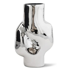 HKliving - Gleam Vase | Chrome