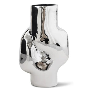 HKliving - Gleam Vase | Chrome