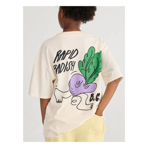 Bobo Choses - Rapid Radish Oversized Organic Cotton T-Shirt | White
