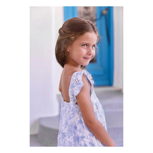 Tartine et Chocolat - Floral Embroidered Dress | White