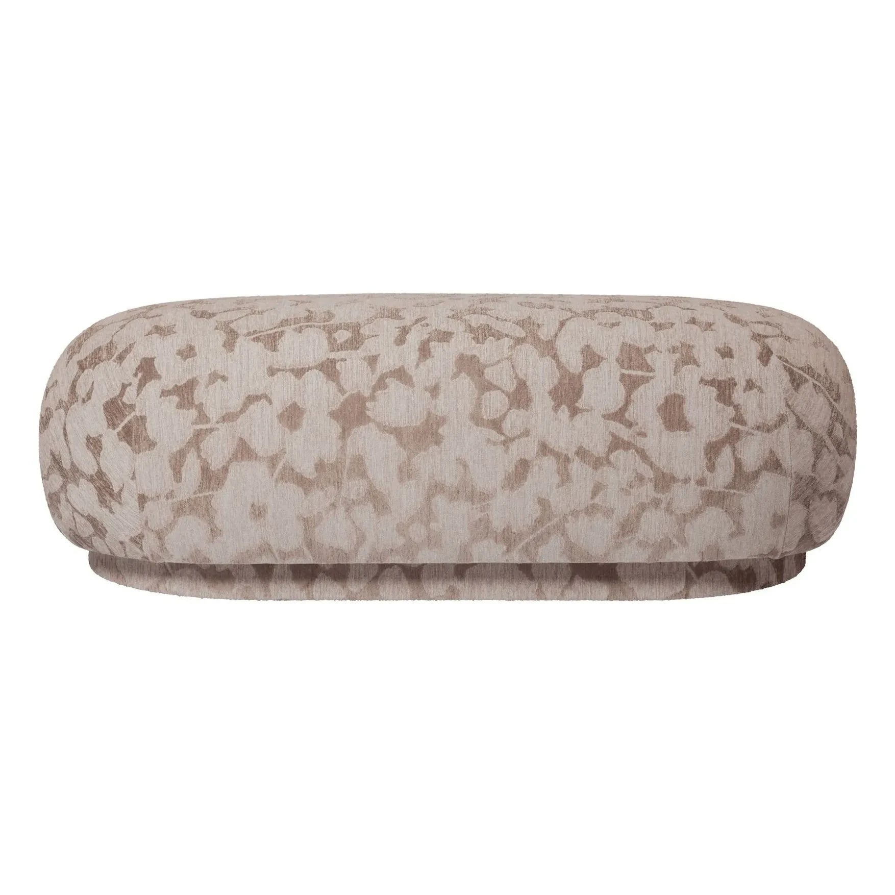 Ferm Living - Rico Cilla long pouf | Dark beige brown