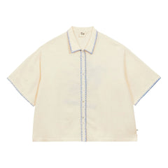 a.p - Vacaciones Cotton Shirt | Ecru