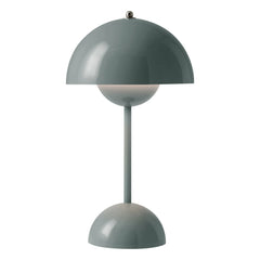 & Tradition - VP9 Flowerpot Portable Table Lamp, Vernon Panton | Gray Blue