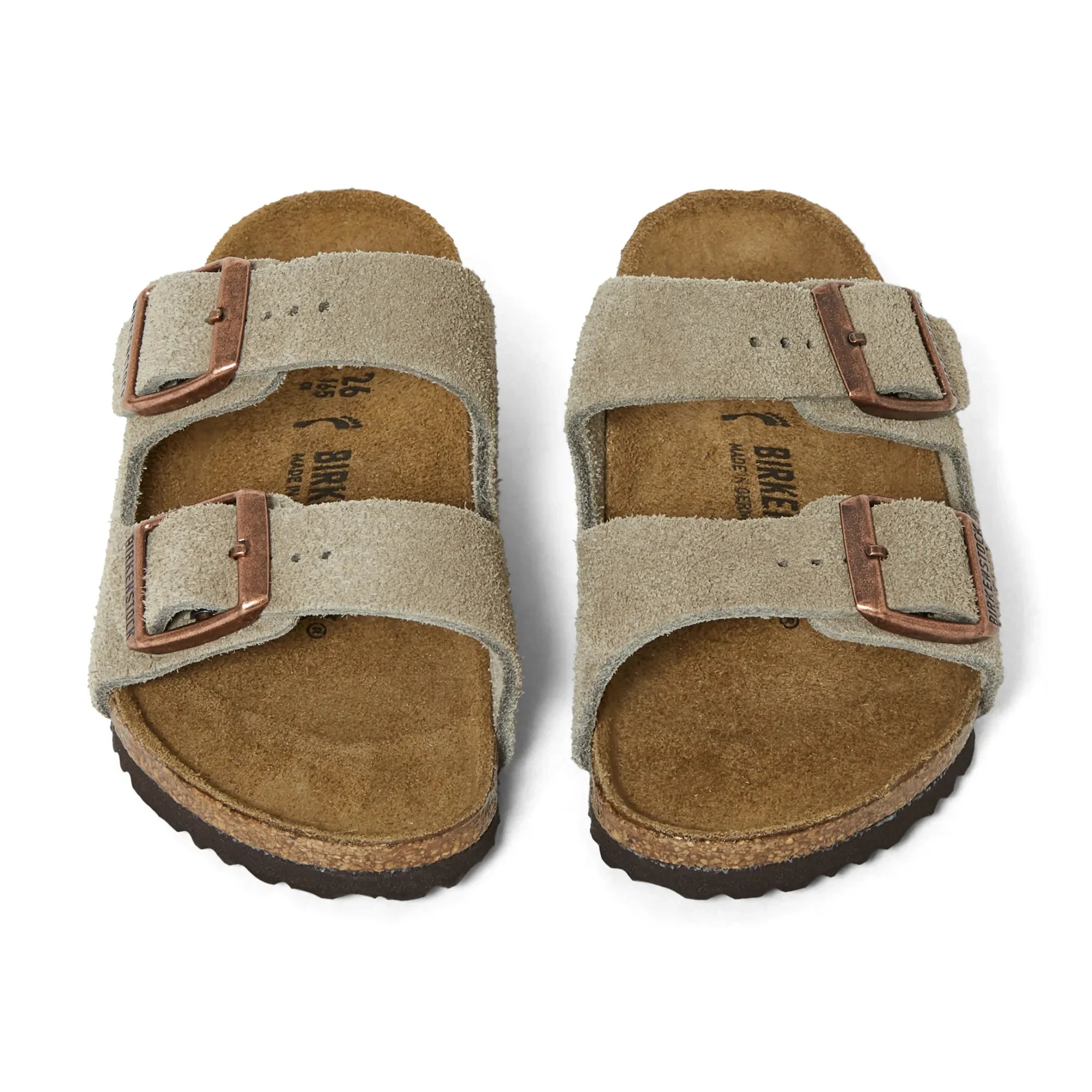 BIRKENSTOCK - Arizona Suede Sandals | Dark Beige Brown