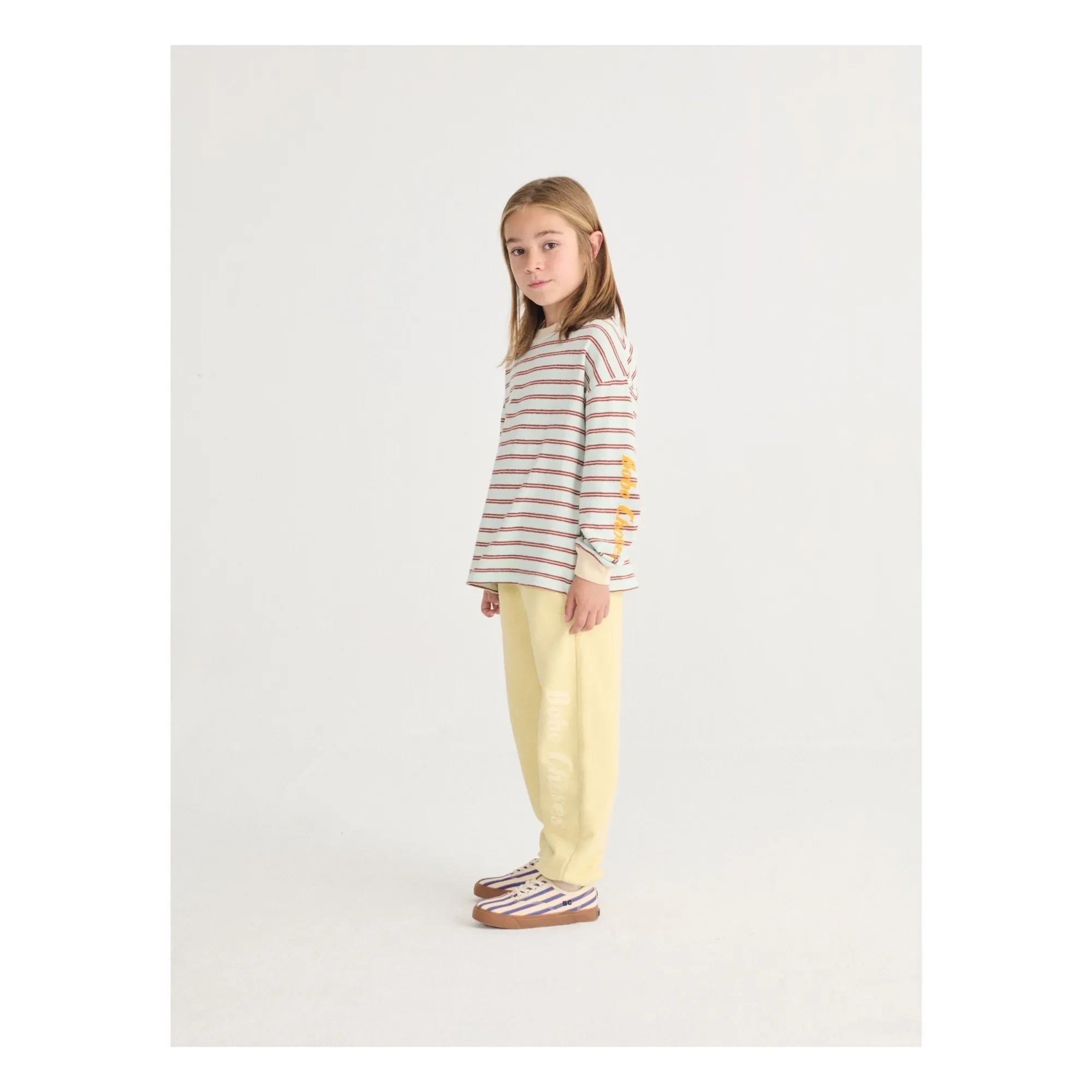 Bobo Choses - Striped T-Shirt | Light Blue