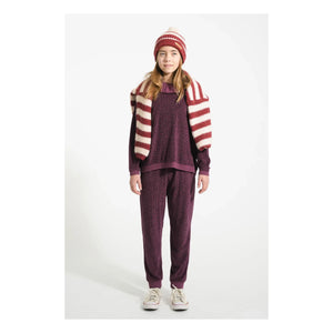 Piupiuchick - Striped Wool Sweater | Burgundy