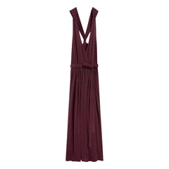 Momoni - Pepita Dress | Plum