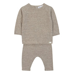 Tartine et Chocolat - Wool Sweater and Leggings Set | Oatmeal