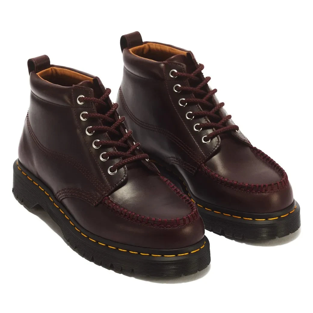 Dr Martens - Topstitched Lowell Chukka Lace-Up Boots | Iced Brown