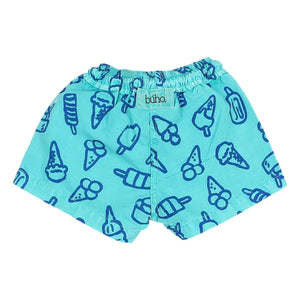 Búho - Bébé Glaces Cotton Organic Bath Shorts | Turquoise