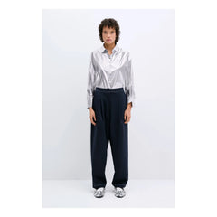 Cordera - Tailored Trousers | Navy Blue