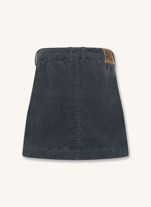 AO76 - Anka Mike Cotton Skirt | Black