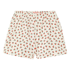 Tinycottons - Puffy Shorts Roses Organic Cotton | White