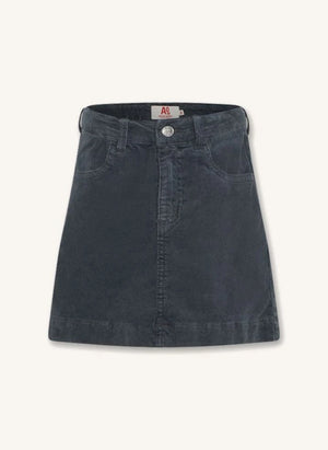 AO76 - Anka Mike Cotton Skirt | Black