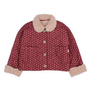 Búho - Cottage Fleuri Jacket | Burgundy