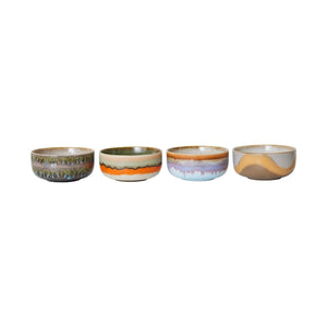 HKliving - Stone Ceramic Bowl - Set of 4