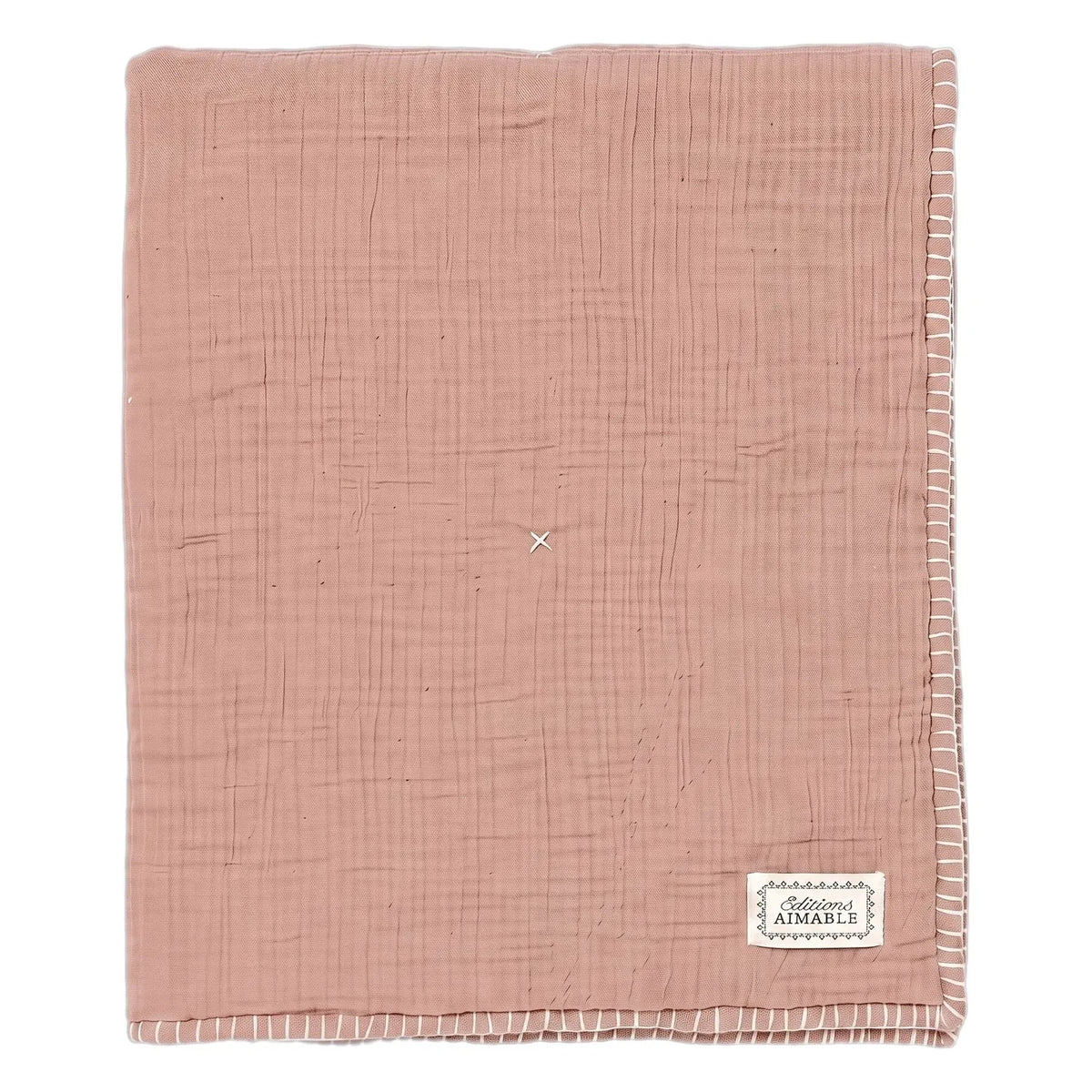 Editions Aimable - Pablo quilted cover | Old Rose Gauze