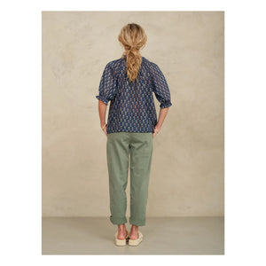 M.A.B.E. - Bee Cotton Blouse | Indigo