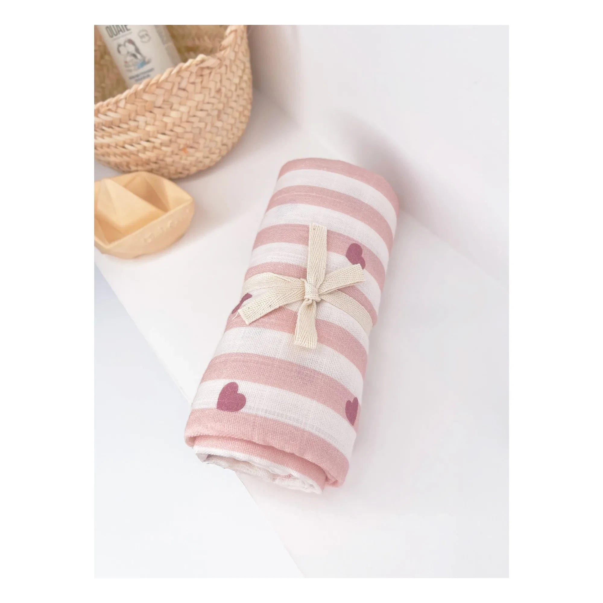 Milinane - Gaspard Swaddle Cloth Diaper | Light Pink