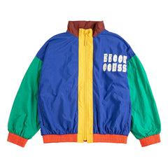 Bobo Choses - Color Block Recycled Fiber Tracksuit Jacket | Blue