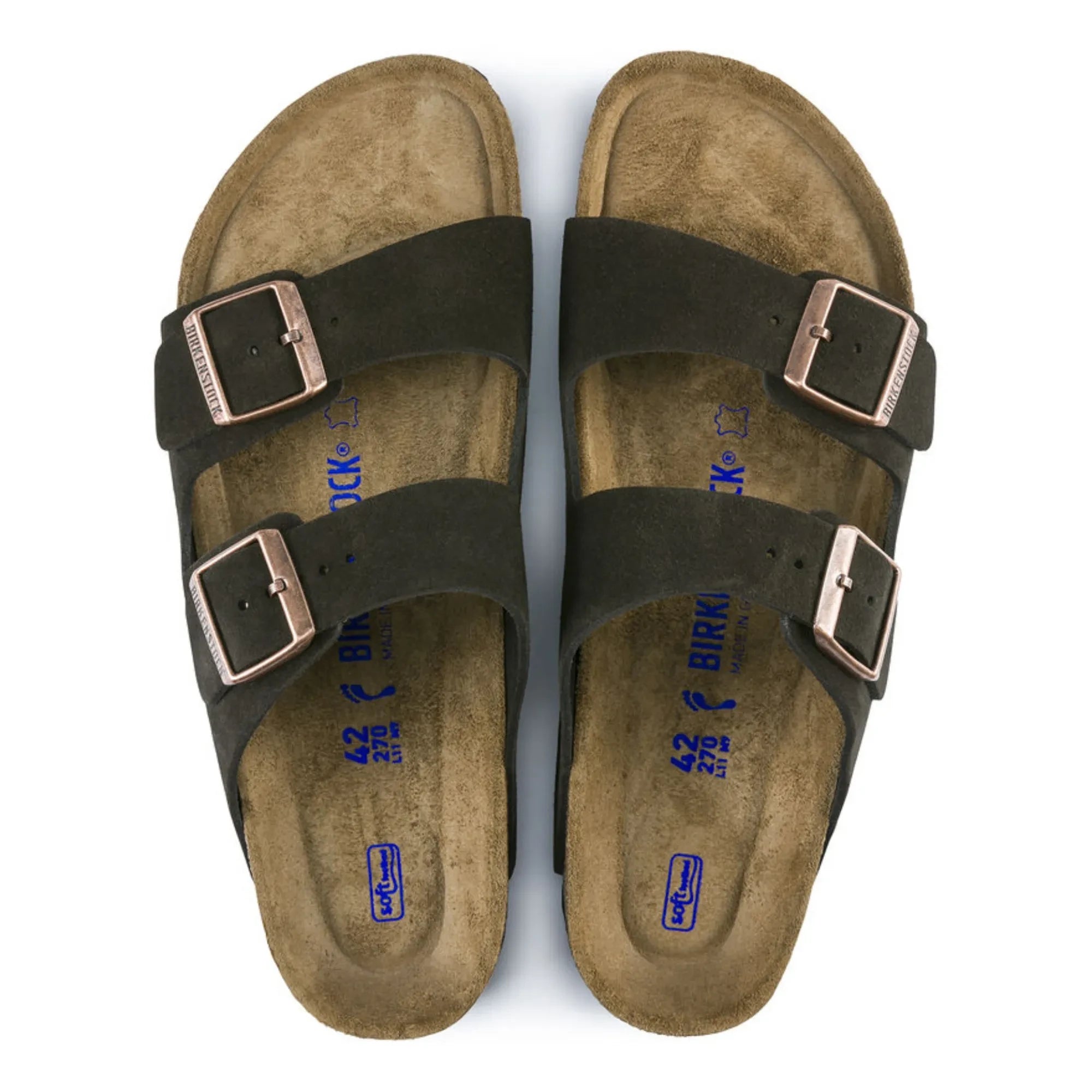 BIRKENSTOCK - Adult Collection Suede Arizona Sandals | Brown