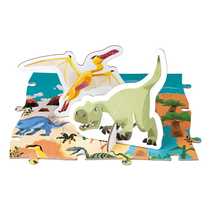 Janod - Educational Dinosaur Puzzle - 200 Pieces