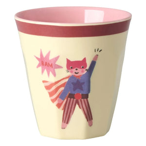 Rice - Heroes Melamine Cups - Set of 6 | Pink