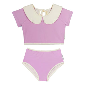 Mipounet - Claudine Collar Swimsuit Vera | Pink