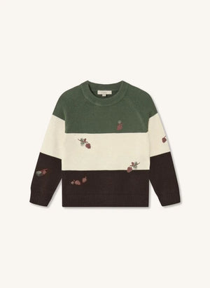 Fliink - Benna Striped Sweater | Ecru