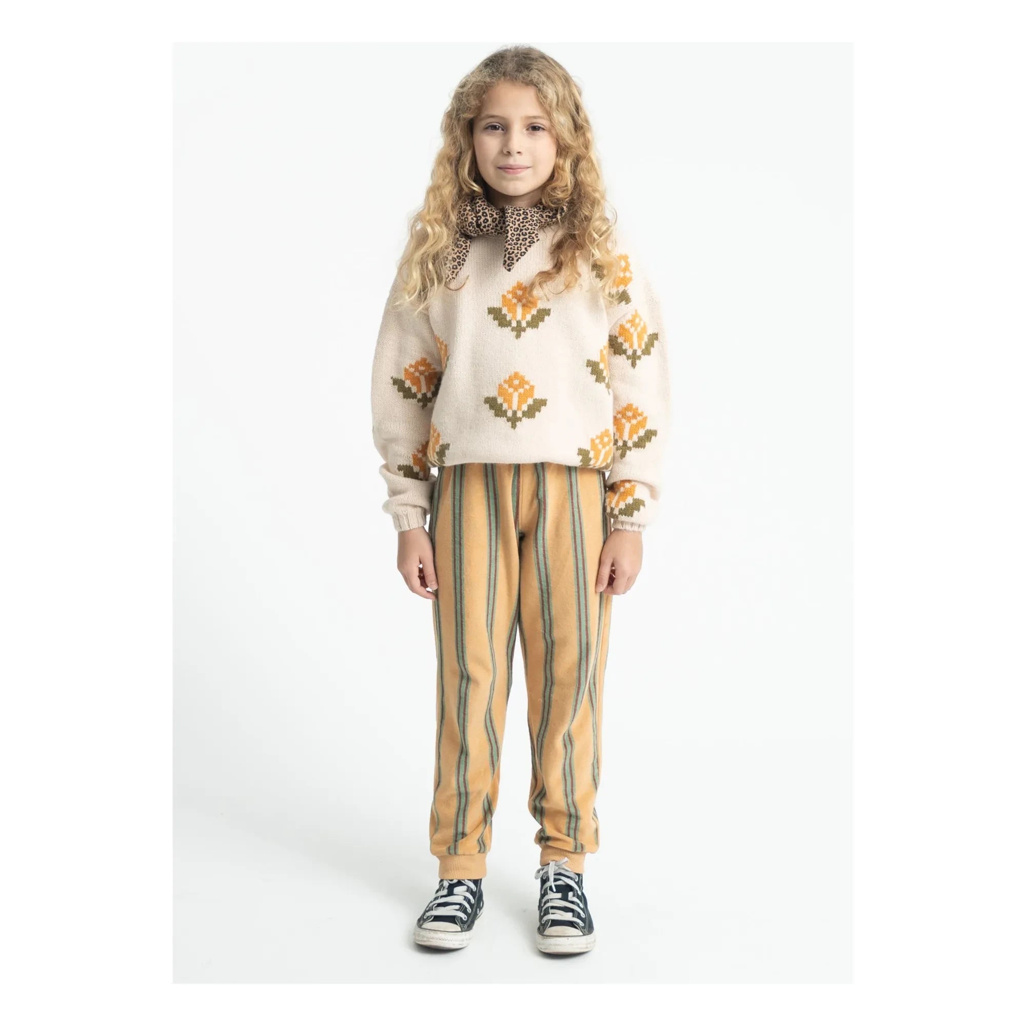 Piupiuchick - Floral Sweater | Ecru