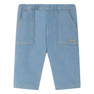 Bonpoint - Thursday Organik Pamuklu Jeans | Gri mavi
