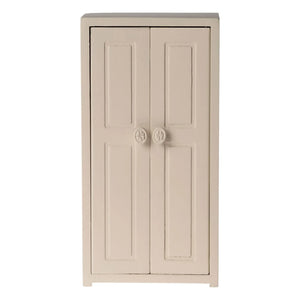 Maileg - Wardrobe and Hangers | Cream