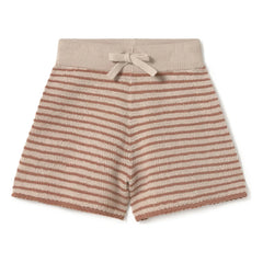 Coco au Lait - Organic Cotton Textured Shorts | Beige