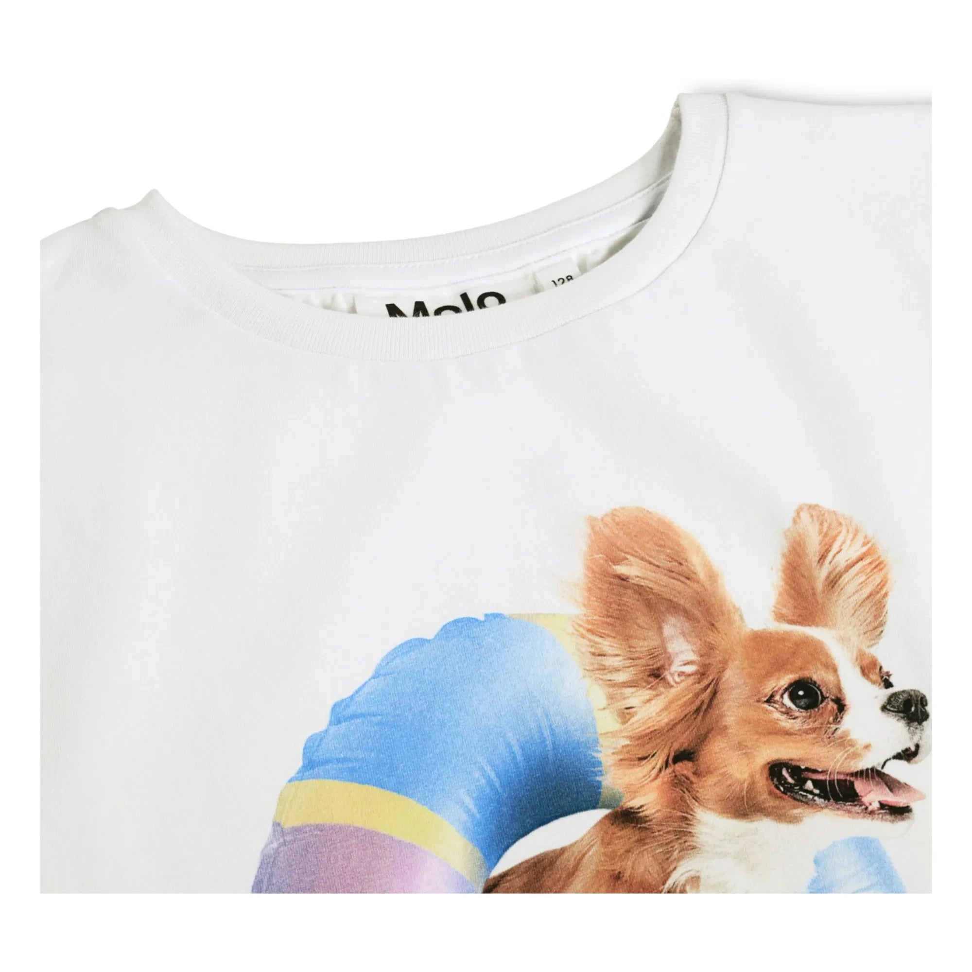 Molo - Ragnhilde Organic Cotton Dog T-Shirt | White