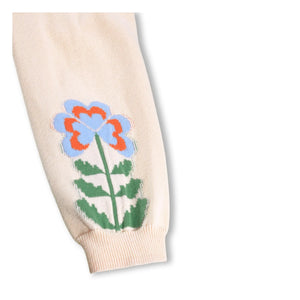 Molo - Organic Cotton Floral Pattern Sweatpants | Light Pink