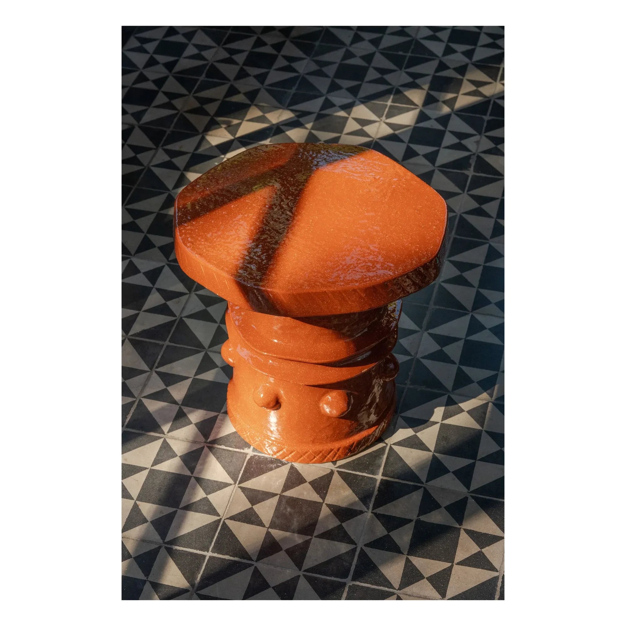 Serax - Clara 108 Side Table | Brick Red