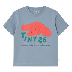 Tinycottons - Tiny 26 Organic Cotton T-Shirt | Gray Blue