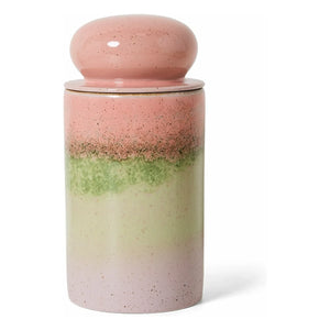 HKliving - Glazed jar | Pink