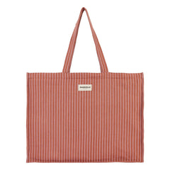 Gabrielle Paris - Lilac Striped Weekend Bag | Pink