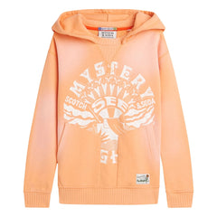 Scotch & Soda - Artwork Mystery Hoodie Sweatshirt | Coral
