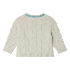 Bonpoint - Giorginoli Organic Cotton Cardigan | Almond Green