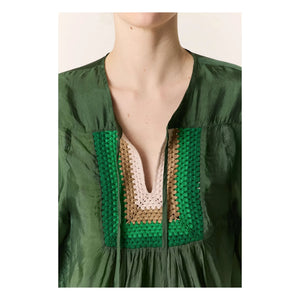 Leon & Harper - Cocto Knit Blouse | Green