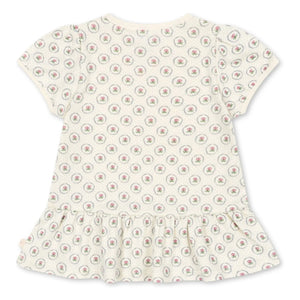 Konges Sløjd - Geometric Ruffled T-shirt Organic Cotton | Off-white