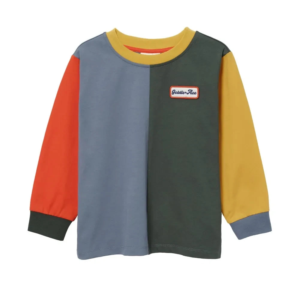 Goldie + Ace - Colour-Block T-Shirt | Orange