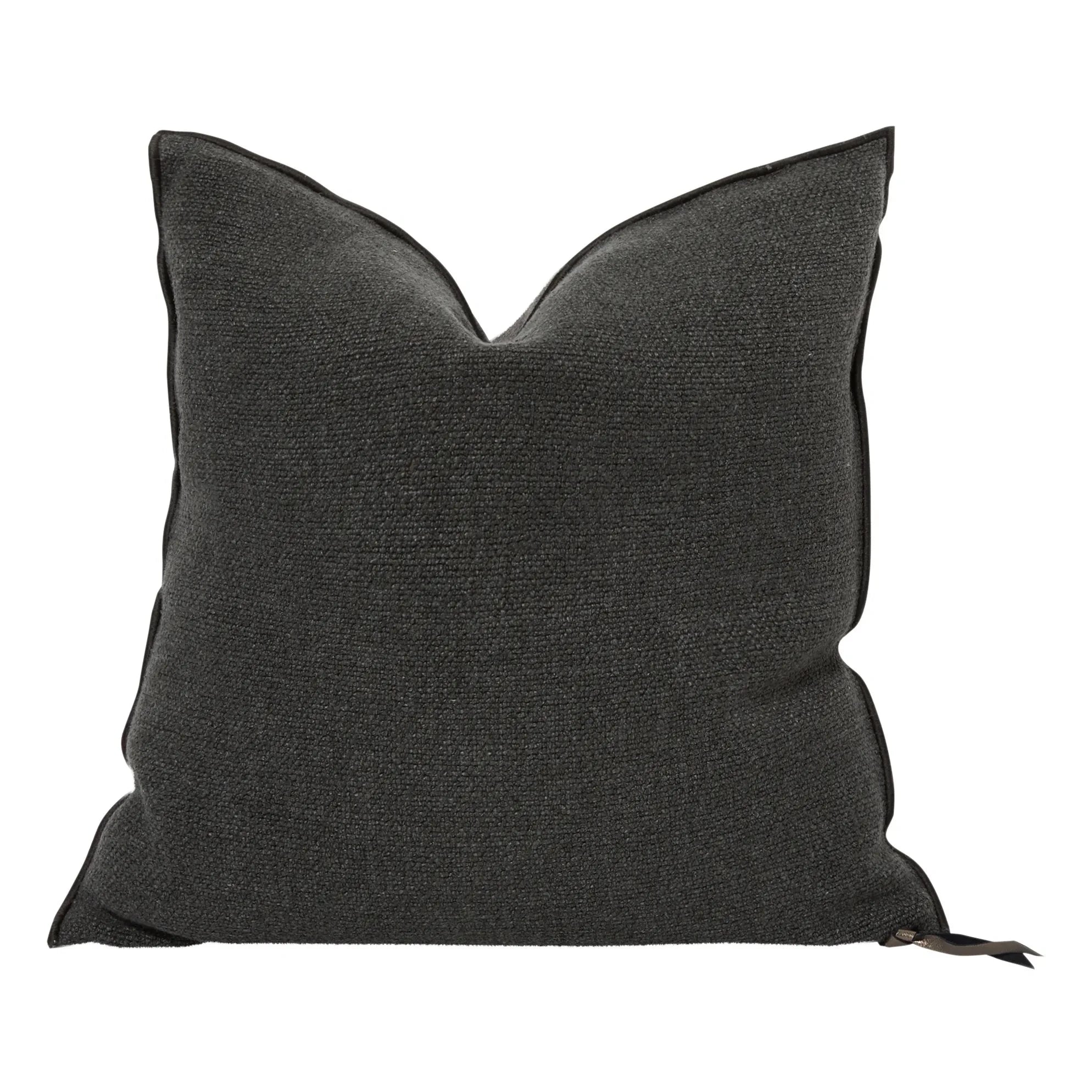 Maison de Vacances - Vice Versa Formentera Canvas Pillow | Charcoal