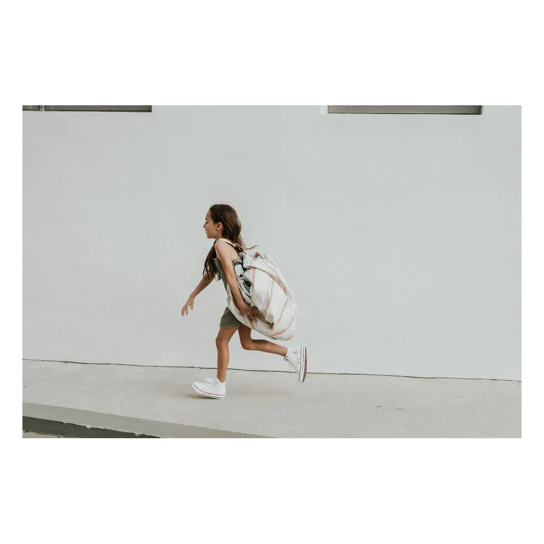 Play and Go - Noomad Outdoor Bag / Mat - Stripes | Light Blue