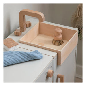 Sebra - Ahşap mutfak lavabosu