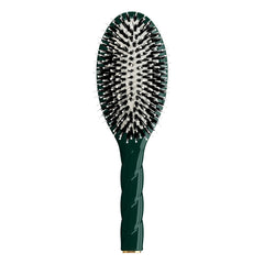 La Bonne Brosse - L'Indispensable Twist Hair Brush N°03 - Care & Shine | Emerald Green