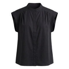 Hod - Amandine Cotton Blouse | Black