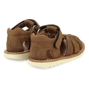 Pom d'Api - Waff Papy Nubuck Sandals | Brown